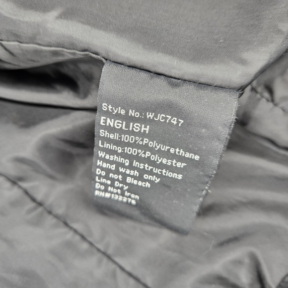 Lock & Love Black Premium Faux Leather Moto Biker Jacket‎ - Size M - New - Picture 7 of 8